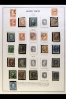 1851-1919 USED COLLECTION On Pages, A Few Mint/unused Stamps Seen, Inc (all Used) 1857-61 To 10c & 12c,... - Other & Unclassified