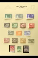 1935-1968 VERY FINE MINT COLLECTION Includes 1938-45 Definitives Complete Set, 1950 Definitives Complete Set, 1957... - Turks- En Caicoseilanden