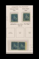 1851-1938 A Useful Mint Collection On Pages, Incl. 1851-55 1d Blue Britannia (4, Incl. A Marginal Pair, All With... - Trindad & Tobago (...-1961)
