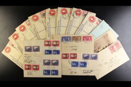 POSTAL HISTORY GROUP Includes Unfranked Cover, But With Mbabane Registration Mark And Number Added In Manuscript,... - Swaziland (...-1967)