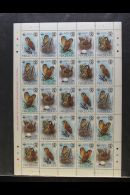 1982 Wildlife Conservation, Pel's Fishing Owl In Complete Pane Of 25 (all Five Se-tenant Combinations), SG 399a,... - Swaziland (...-1967)