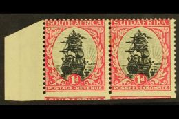 UNION VARIETY 1930-44 1d Black & Carmine, Type I, Watermark Upright, IMPERFORATE AT BASE, As SG 43, Mint.... - Unclassified