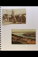 POSTCARDS DURBAN DOCKS - Group Of Cards Depicting Various Dock Side Scenes, Nice Real Photo Card Of Men With... - Unclassified