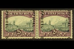 OFFICIALS 1930-47 2d Slate-grey & Purple, Wmk Upright, MISPLACED OVERPRINT, Shifted Upwards, SG O14, Fine... - Unclassified