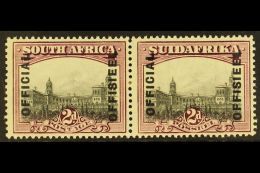 OFFICIALS 1928-30 2d Grey & Maroon, P.14x13½, SG O5ab, Fine Mint. For More Images, Please Visit... - Unclassified