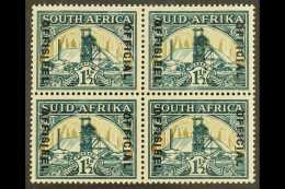 OFFICIAL 1935-49 1½d (wmk Inverted), SG O22, Mint Block Of Four, The Lower Pair Never Hinged. For More... - Unclassified