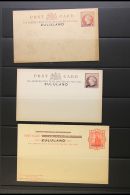 ZULULAND 1893 Unused POSTAL CARDS Overprinted "SPECIMEN", Comprising ½d (two Different) And 1d+1d. (3... - Unclassified