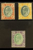 TRANSVAAL 1903 Ed VII Set 1s To £1, Wmk Crown CA, SG 256/8, Very Fine Mint. (3 Stamps) For More Images,... - Unclassified