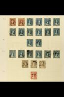 NATAL 1859-1895 VALUABLE USED COLLECTION With Shade & Postmark Interest, Neatly Presented On Album Pages.... - Unclassified