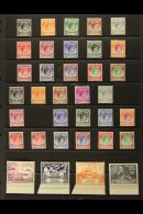 1948-52 FINE MINT KGVI COLLECTION On A Stock Pages. Includes 1948 Perf 14 Complete Set, 1948-52 Perf 17½ X... - Singapore (...-1959)