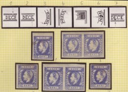 1871-72 10b Ultramarine Type II SG 99 (Michel 19 IIa), The Seven Different Types, Very Fine Mint Four Margined... - Andere & Zonder Classificatie