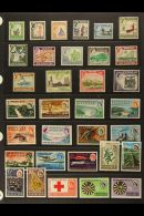 1959-1969 COMPLETE NEVER HINGED MINT With Rhodesia And Nyasaland 1959-62 Definitive Set, Plus All The Subsequent... - Autres & Non Classés