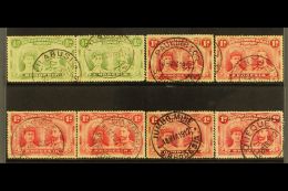 1910-13 DOUBLE HEADS With Clear Strikes Of C.d.s. POSTMARKS, We See ½d Pair With Filabusi, Then 1d Values... - Other & Unclassified