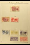 REVENUE STAMPS (U.S. ADMINISTRATION) - DOCUMENTARY "SELLO" 1898-1903 Fine Mint And Used Collection On Album Page.... - Filippine