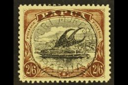 1907 2s 6d Black And Chocolate, Large Papua, Wmk Sideways, SG 48, Superb Used With Central Cds. For More Images,... - Papua New Guinea