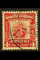 POSTAGE DUES 1939 4c Scarlet, Crest, SG D86, Very Fine Used. For More Images, Please Visit... - Bornéo Du Nord (...-1963)