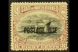 POSTAGE DUES 1897 8c Black And Brown Purple, SG D19, Very Fine Mint. For More Images, Please Visit... - North Borneo (...-1963)