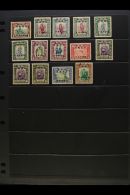 JAPANESE OCCUPATION 1944 "Imperial Japanese Postal Service" Three Line Overprints Mint Group With 1c, 2c X3, 3c... - Borneo Del Nord (...-1963)