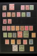 1883-87 MINT & UNUSED COLLECTION Presented On Stock Pages. Includes 1883 2c, 1883 $1 (crease), 1883 4c (x2)... - Borneo Del Nord (...-1963)