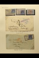 NIGER COMPANY TERRITORIES - BURUTU 1896-99 HANDSTAMPED COLLECTION Of "on Piece" & Covers Presented On An Album... - Other & Unclassified