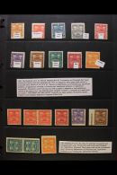 1890-1899 EXTENSIVE COLLECTION WITH "EXTRAS" An Attractive, Mostly Very Fine Mint Collection Presented On Stock... - Nicaragua