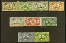 1925 Weapons And Idols Set, Wmk Script, Ovptd "Specimen", SG 43s/51s, Very Fine Mint. (9 Stamps) For More Images,... - Andere & Zonder Classificatie