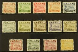 1937-48 Freighter On Shiny White Paper Set Complete, SG 26B/39B, Never Hinged Mint (14 Stamps) For More Images,... - Nauru