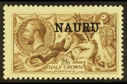 1916 - 22 2s 6d Chocolate Brown, SG 24, Fine And Fresh Mint. For More Images, Please Visit... - Nauru