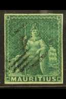 1858-62 (4d) Green Britannia, SG 27, Very Fine Used With Clear Even Margins All Round, Strong Original Colour And... - Mauritius (...-1967)