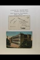 1903-1914 USED PICTURE POSTCARDS An Interesting Collection Written Up On Leaves, All Bearing Various KEVII Issues,... - Malta (...-1964)