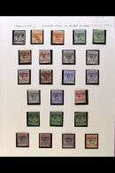 PENANG 1942 (5 Apr) "DAI NIPPON 2602 PENANG" Overprints On Stamps Of Straits Settlements, Includes The Complete... - Andere & Zonder Classificatie