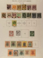 1902-12 Mint And Used Old Time Collection Which Includes 1902-03 Set To 50c Used (plus A Poor $2), 1903-04 Set Of... - Straits Settlements
