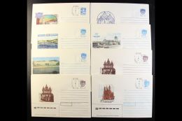 1990 PROVISIONAL SURCHARGES. All Different Collection Of Russian Postal Stationery Illustrated 5k, 7k & 50k... - Litouwen