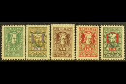 1920 National Assembly SPECIAL PRINTINGS In Different Colours Complete Set (Michel 78/83 I, SG 78a/83a), Mint,... - Lithuania