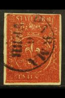 PARMA 1853 25c Deep Brown Red, Sass 8a, Superb Used With Large Margins All Round And Neat Parma Cds Cancel.... - Unclassified