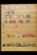 1870's-1930's OLD TIME ACCUMULATION On Ancient Stock Pages, Mint And Used, Inc Alwar (13), Bhopal (13), Bussahir... - Andere & Zonder Classificatie