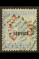 PATIALA 1884 Service Ovpt On 2a Dull Blue, SG O3, Very Fine Used. For More Images, Please Visit... - Other & Unclassified