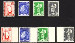 1939 & 1940 NEW YORK WORLD'S FAIR Complete Sets (Mi 204/07 & 218/21, SG 238/41 & 257/60) Very Fine... - Other & Unclassified
