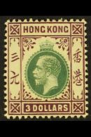 1912 $3 Green And Purple Geo V, SG 114, Very Fine And Fresh Mint. For More Images, Please Visit... - Autres & Non Classés