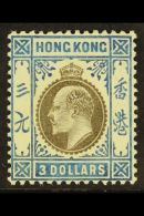 1904 $3 Slate And Dull Blue, Wmk MCA, Ed VII, Very Fine And Fresh Mint. For More Images, Please Visit... - Altri & Non Classificati