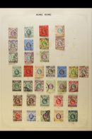 1903-1949 USED COLLECTION On Leaves, Chiefly All Different, Many Stamps Cancelled By Various Treaty Ports... - Andere & Zonder Classificatie