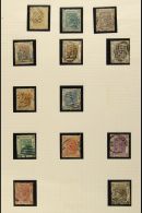 1862-1954 USED COLLECTION Presented In Mounts On Album Pages. Includes 1862 No Wmk 8c, 12c And 18c, 1863-71 Range... - Other & Unclassified