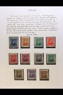 1891 President Bogran Set Complete Including Scarce "Head Inverted" Varieties On 2p, 5p (ragged Perfs) And 10p, SG... - Honduras