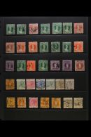 1861 - 1891 FINE USED QUEEN VICTORIA ISSUES Useful Collection Of Used Issues With 1861 No Wmk 1d Green Shades (2),... - Grenada (...-1974)