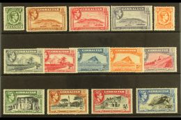 1938-51 Pictorial Definitive Set, SG 121/31, Fine Mint (14 Stamps) For More Images, Please Visit... - Gibraltar