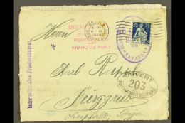 RIO MUNI / KAMERUN PROTECTORATE FORCE 1918 (9 Apr) POW Envelope Bearing A Range Of Various Red Cross And... - Autres & Non Classés