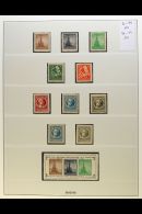 RUSSIAN ZONE THURINGIA 1945 NEVER HINGED MINT COLLECTION On Hingeless Pages. Includes Definitive Sets With Both... - Andere & Zonder Classificatie