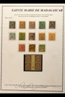 SAINT MARIE 1894 Collection Inc 1894 Set Mostly Used, Plus 2c Millesime Block Of 4 Mint. (17 Stamps) For More... - Other & Unclassified