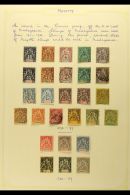 MAYOTTE 1892-1912 MINT & USED COLLECTION On Pages, Inc 1892-99 Tablets Mint Set To 25c, 40c & 75c And Used... - Other & Unclassified