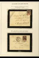 MADAGASCAR 1896-1906 Allegory Issues Used On Cover, We See Three Mourning Covers To France, Each Franked With A... - Other & Unclassified